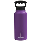 34oz Water Bottle - 3 Finger Lid