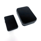 Matte Black Lighter in Black Tin