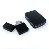 Matte Black Lighter in Black Tin
