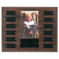 Perpetual Plaque - 12 Plates w/ 4" x 6" Photo Holder
