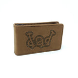7-Piece Dark Brown Laserable Leatherette Manicure Gift Set